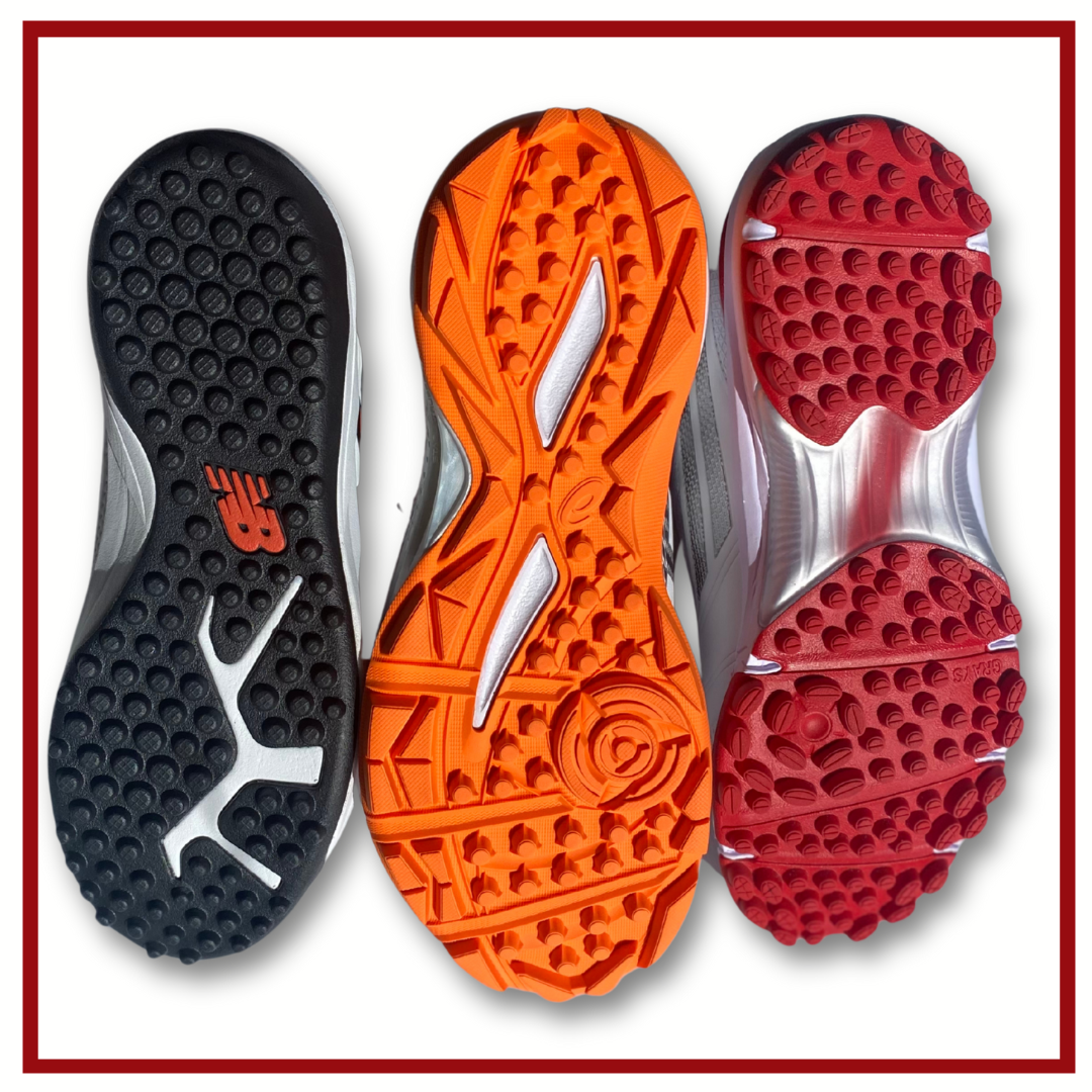 Rubber cricket shoe sole
