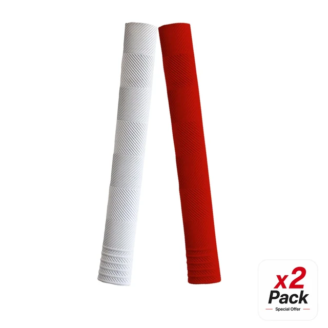Gray-Nicolls Matrix Plus bat grips, white and red
