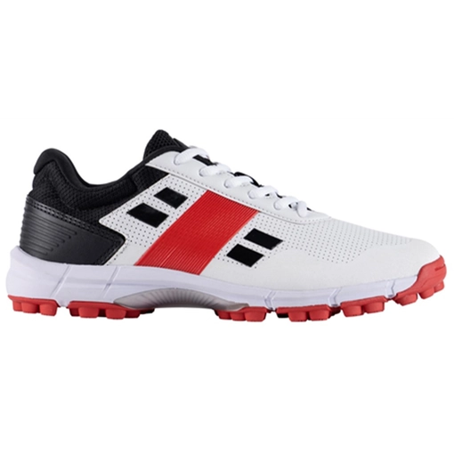 Velocity Junior Rubber Shoes - White/Red/Black
