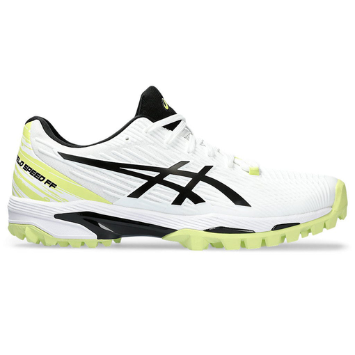 Field Speed Men's Rubber Shoes - White/Glow Yellow 