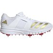 Howzat Spike Shoes - White/Gold/Red