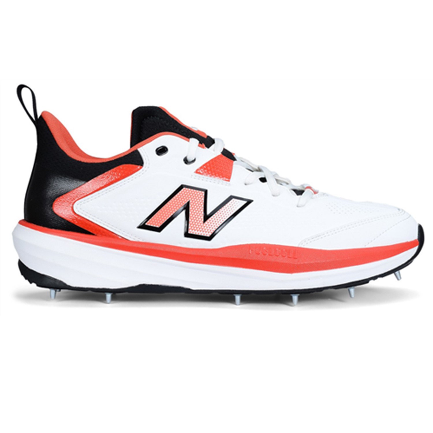New Balance CK4030F6 Spiked Shoes - White/Black/Red | Cricket
