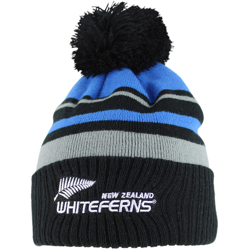NZC White Ferns Bobble Beanie