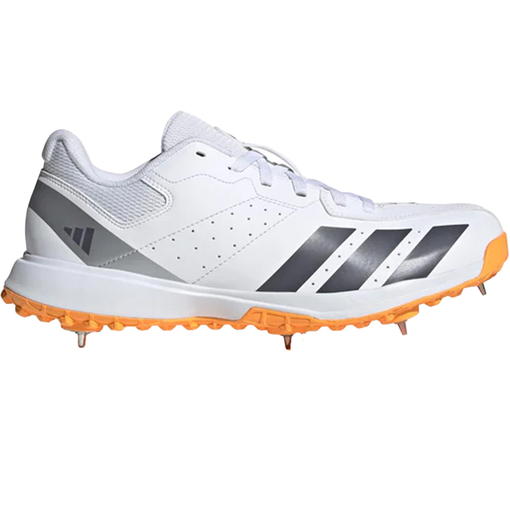 Howzat Spike Shoes - White/Onyx/Tangerine