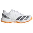 Howzat Junior Rubber Shoes - White/Onyx/Tangerine