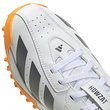 Howzat Junior Rubber Shoes - White/Onyx/Tangerine