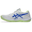 Gel Peake 3 Men's Rubber Shoes - White/Neon Blue