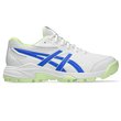 Gel Peake 3 GS Junior Rubber Shoes - White/Neon Blue