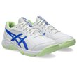 Gel Peake 3 GS Junior Rubber Shoes - White/Neon Blue