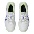 Gel Peake 3 GS Junior Rubber Shoes - White/Neon Blue
