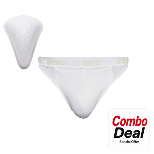 Groin Protector Briefs and Box Combo