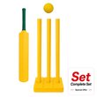Kiwi Cricket - Bat, Ball and Stumps Set