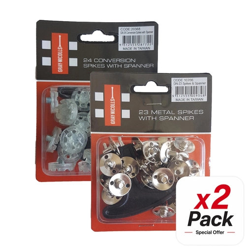 Rubber and Metal Spike Pack