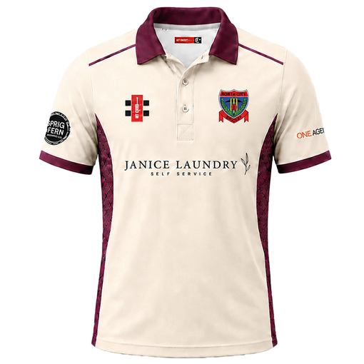 Mens Cream S/Sleeve Playing Shirt