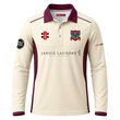 Mens Cream L/Sleeve Playing Shirt