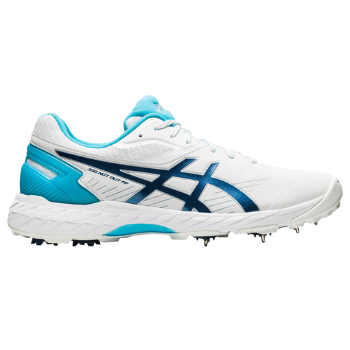 350 Not Out FF Women's Spike Shoes - White/Mako Blue