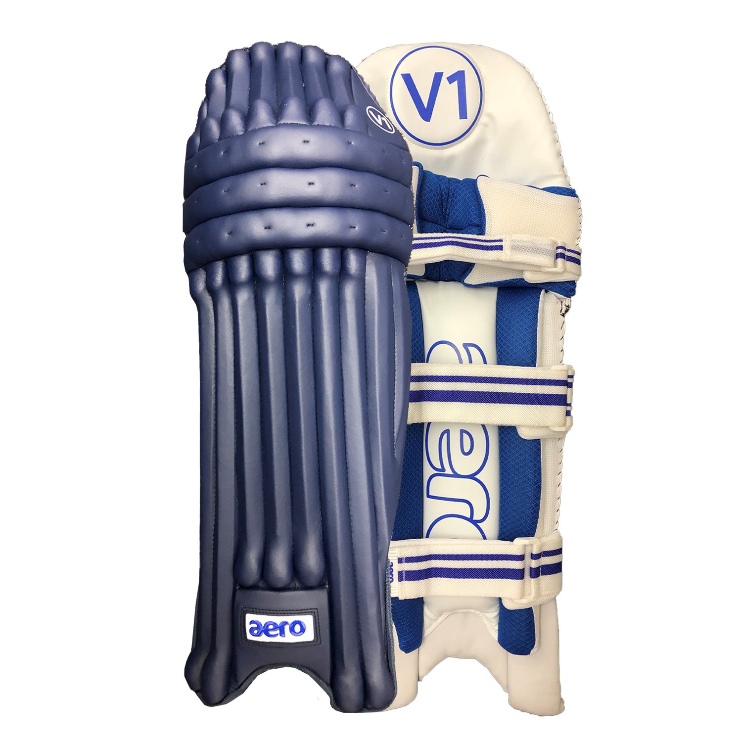 navy cricket pads